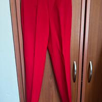 Pantalone sartoriale di Argonne ,rosso .