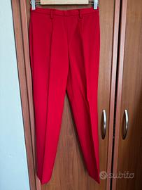 Pantalone sartoriale di Argonne ,rosso .
