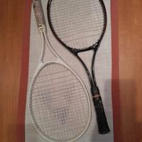 2 racchette tennis Fisher e Dunlop con custodia