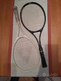 2 racchette tennis Fisher e Dunlop con custodia