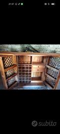 #Bar #mobile #baule in legno apribile