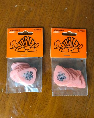 24 plettri Tortex Dunlop 0,60 mm