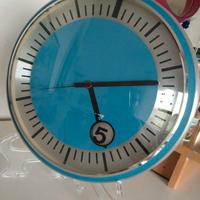 Orologio da parete Space Age funzionante. Raro