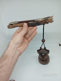 Antica Pipa Kiseru Giapponese Periodo Meiji