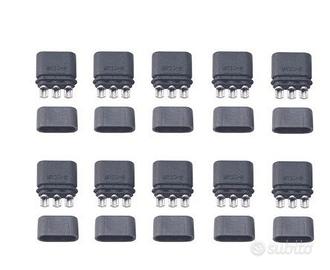 10 Paia Connettori MR30 Maschio/Femmina per RC LiP