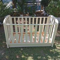 🍼👦🏼culla in legno per bambini ,con rotelle