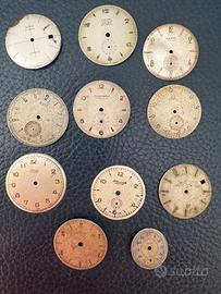 lotto quadranti orologi svizzeri vari anni