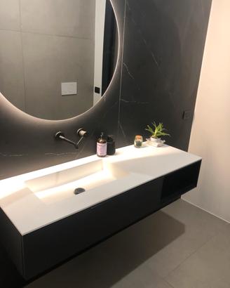 Mobile lavandino sospeso bagno moderno