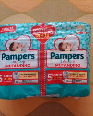 Pannolini Pampers Baby Dry Mutandino Junior 5