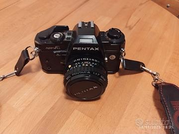 Pentax Super A + motore + flash