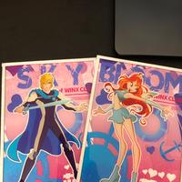 2 winx ar card bloom e sky