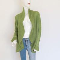 Cardigan verde misto  Lana Mohair. Nuovo+🎁