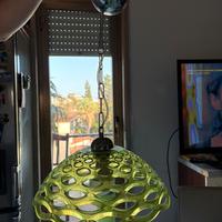Lampadario verde