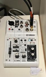 Scheda audio mixer Yamaha Ag03