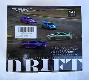 Turbo Racing C64 Green 1:76 RC Drift Car