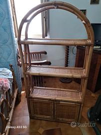 MOBILE IN VIMINI libreria 