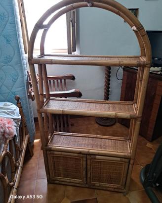 MOBILE IN VIMINI libreria 