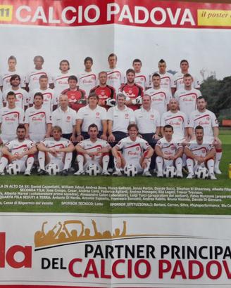 Poster Calcio Padova annata 2010-2011
