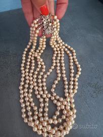 collane vintage di perle 