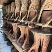 Tavoli per esterno e interno legno e vetroresina