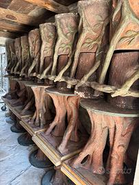 Tavoli per esterno e interno legno e vetroresina