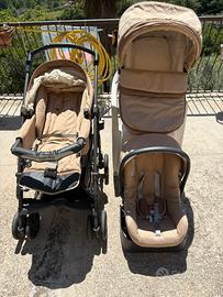 Trio inglesina passegino, culla e segiolino auto