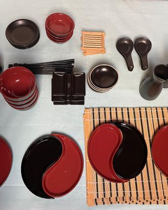 Servizio tavola ceramica stile giapponese