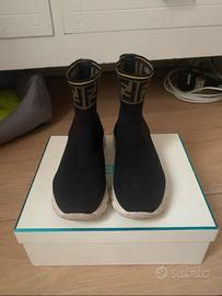 Scarpe fendi nere a calzino taglia 35