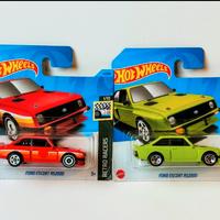 2 Hot Wheels Ford Escort RS2000 Nuove
