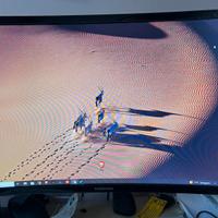 Monitor lcd da 24 pollici completi di tutto