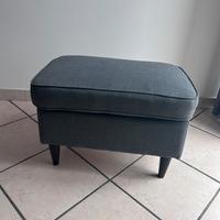 Pouf/poggiapiedi grigio Ikea