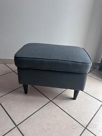 Pouf/poggiapiedi grigio Ikea