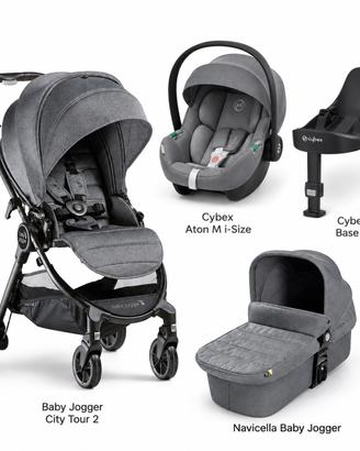 Trio Baby jogger city tour lux duo + ovetto cybex