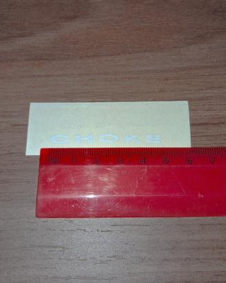 cagiva mito 125 ADESIVO scritta CHOKE