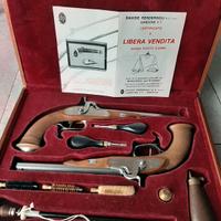 Coppia di pistole in custodia.