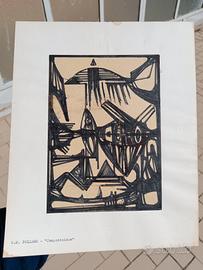 QUADRO FUTURISTA POLLERO GIAN MARIO (SV) 1911-1985