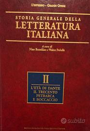 STORIA GENERALE DELLA LETTERATURA ITA