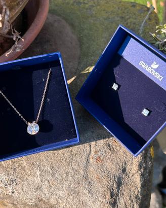 Set Swarovski originale collana + orecchini