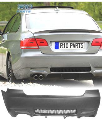 PARAURTI POSTERIORE BMW E92 E93 LOOK M3 USCITA SIN