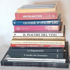 Libri sul Vino datati, riviste e 1°corso sommelier