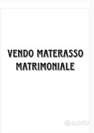 materasso matrimoniale