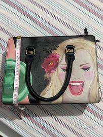 Borsa Desigual con stampa artistica colorata