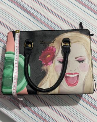 Borsa Desigual con stampa artistica colorata