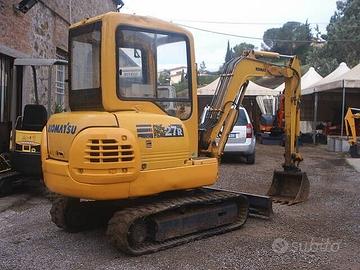 MiniEscavatore usato KOMATSU PC 27 R8
