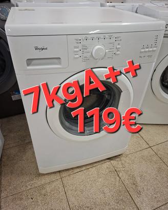 Lavatrice Whirlpool 7kg classe Apiupiu 