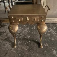 Scaldino servomuto da camino vittoriano