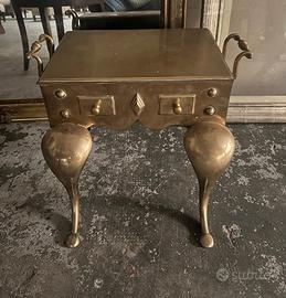 Scaldino servomuto da camino vittoriano