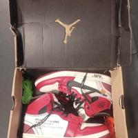 Scarpe Jordan Air 1 White Chicago