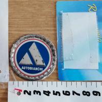 Stemma in alluminio Autobianchi, vintage