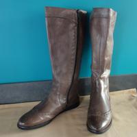 Stivali pelle Marron Glacé, N°41 -“Franc. Falconi"